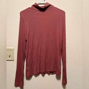 a new day Red/Pink Turtleneck Top